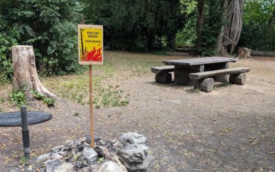 Waldbrandgefahr Stufe 4: Jetzt bleibt die Feuerstelle kalt